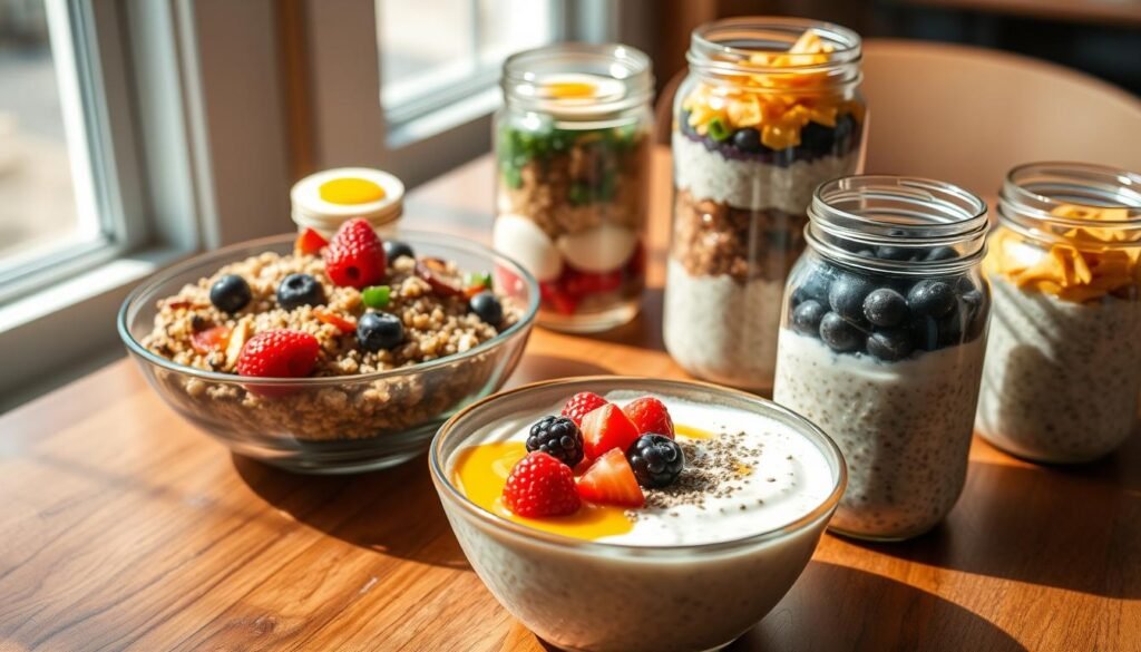 overnight oats and grain bowls