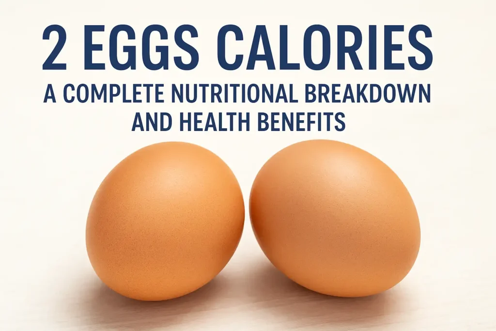 2 eggs calories with complete nutritional breakdown and health benefits