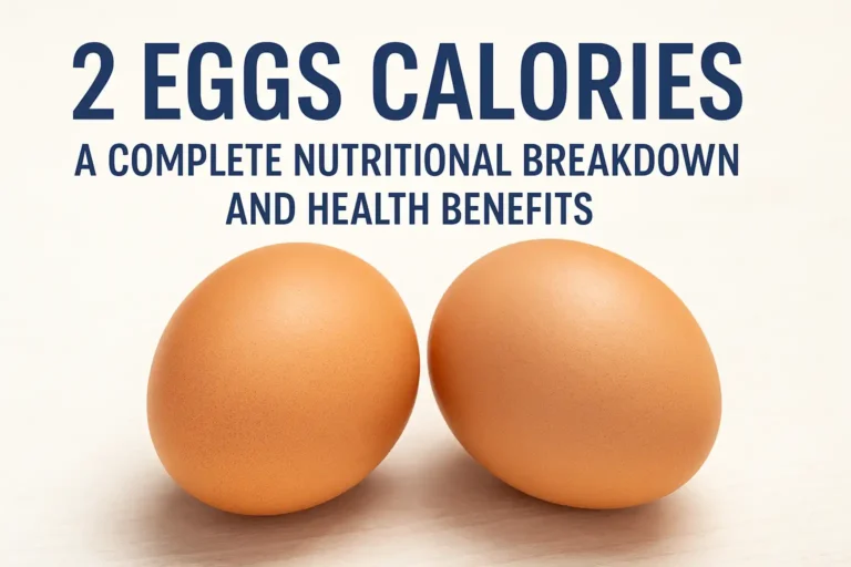 2 eggs calories with complete nutritional breakdown and health benefits
